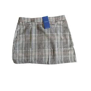 Floerns Women’s Plaid Mini Skirt XL Tan